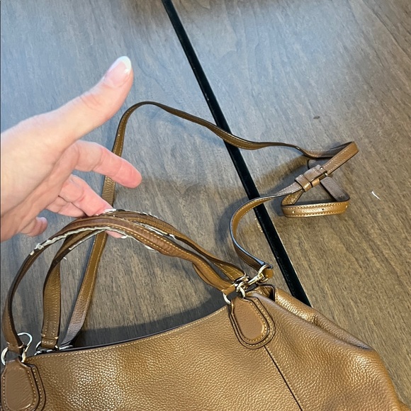 Coach Brown Leather Shoulder Bag - Picture 5 of 13